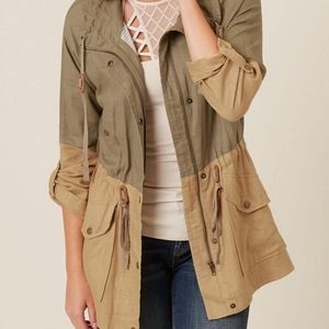 Women's granite island hooded utility jacket Clearance